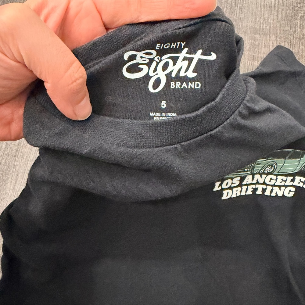 Black Los Angeles Drifting Tee - Picture 5 of 5